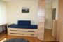 Voll möblierte 1-Zi.-Wohnung - ideal für Studenten oder Wochenendheimfahrer - Schlafcouch mit begehbarem Kleiderschrank