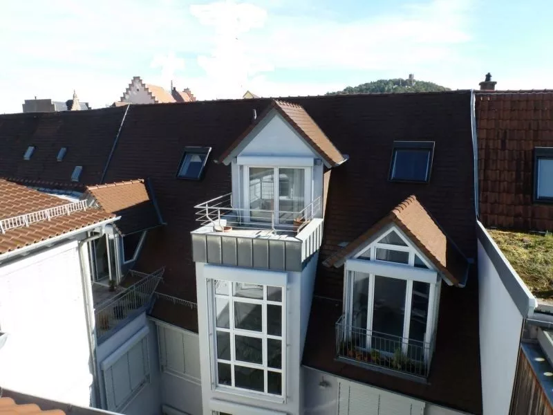 Durlacher Altstadt - Maisonette-Wohnung der Extraklasse - Balkon oben